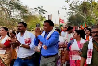 election campaign rally at patacharkuchi