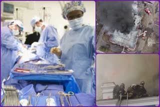 Russia fire accident in hospital but Open heart surgery success in blagoveshchensk