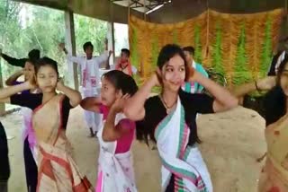 আমগুৰিৰ চৌদিশে এতিয়া বিহুৰ ব্যস্ততা