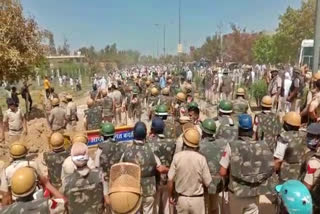 manohar lal protest farmer rohtak