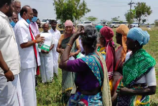 minister kadampur raju campaign