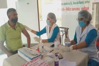 panipat corona vaccination camp