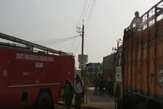 fire-catch-in-coal-truck at teok