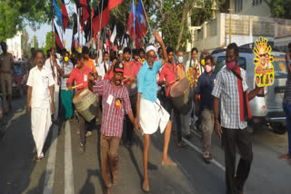 பொள்ளாச்சியில் திமுக வேட்பாளரை ஆதரித்து இன்று பேரணி,பொள்ளாச்சி திமுக வேட்பாளர் டாக்டர் வரதராஜ்,DMK ALLIANCE RALLY FOR DMK CANDIDATE IN POLLACHI