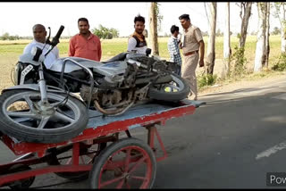 One man died in road accident near nanhera village in Karnal