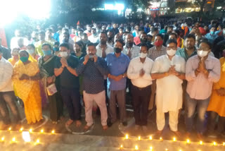 Bharat Mata Maha Aarti was held in Jamshedpur, youth activists organized the program