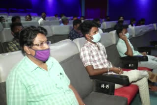 Covid rules enforcement in the theatres of Hubli