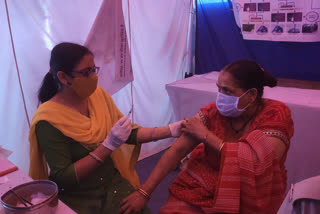 Corona Vaccination Center at Babarpur