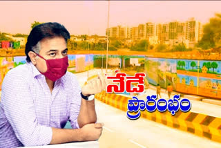 ktr will inaugarate under bridge in hyderabad