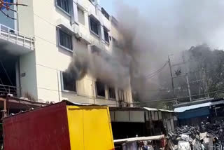 fire at Patidar hospital