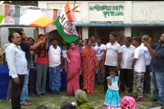 bengal election 2021 bjp leaders and workers join to tmc in hingalganj assembly in north 24 pargana