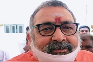 Fisheries Giriraj Singh  Giriraj Singh Kishore  Giriraj Singh Minister of Fisheries, Animal Husbandry and Dairying of India  கிரிராஜ் சிங்  Giriraj Singh  கிரிராஜ் சிங் ஈடிவி பாரத் நேர்காணல்  கிரிராஜ் சிங் நேர்காணல்  மத்திய மீன்வளத்துறை அமைச்சர்  Giriraj Singh Interview With ETV Bharat