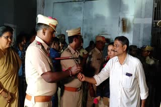 A heartfelt farewell to the chief superintendent of prison in Shivamogga