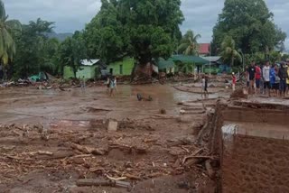 Heavy rains trigger landslide, floods in Indonesia; 23 dead