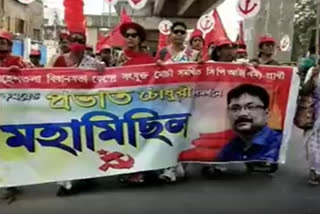 bengal-election-2021-cpim-candidate-prabhat-chowdhury-is-campaigning-in-maheshtala-assembly