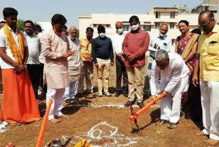 veeranna charantimath flagged off to various development works in vijayapura