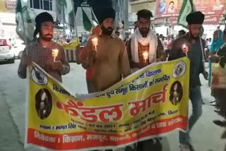 sirsa kisan candle march