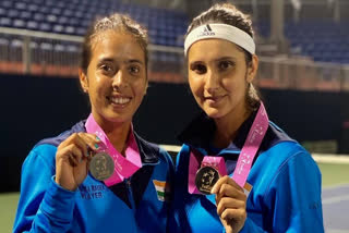 Sania Mirza and Ankita Raina