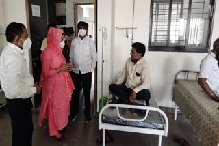 MLA Bordikar Visit Parbhani District Hospital