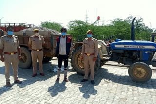 one accused arrested for illegal mining in greater noida