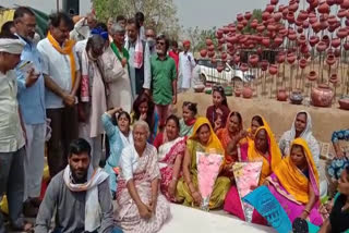 farmer protest in alwar