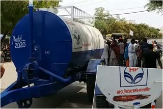 hisar villagers water tankers given back