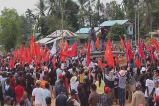 Anti-coup protesters