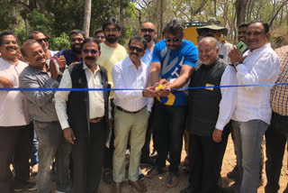 actor Darshan inaugrated check dam in Bandipur Tiger Reserve forest