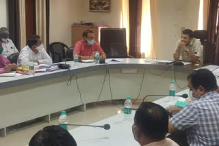 Latest news of jalore,  Weekly meeting in Jalore collectorate auditorium