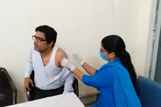 Corona vaccination done sirsa