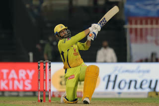 Dhoni smashes sixes during CSK's net session