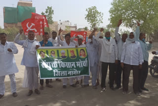 Farmers protest , Farmers protest in nagaur