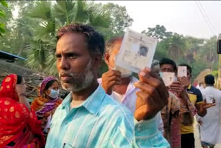 করোনা বিধি মেনে কুলপিতে শুরু ভোটগ্রহণ