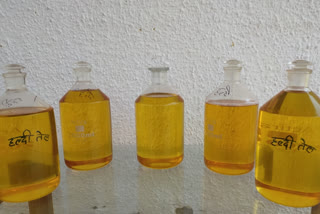 aromatic-turmeric-oil-extracted-from-dried-turmeric-leaves-in-baikunthpur-of-koriya
