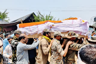 funeral of martyr soldiers