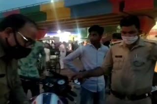 Police invoices for not wearing masks in Ghaziabad