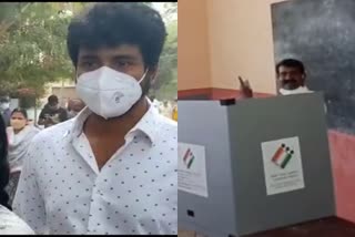 actor sivakarthikeyan, seeman cast their votes