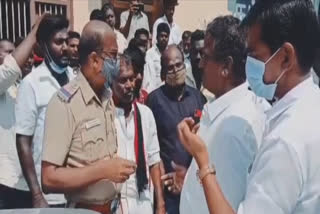 வாக்களர்களை அழைத்து வருவதில் திமுக பாமக மோதல், மயிலாடுதுறை, mayiladuthurai