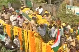 FUNERAL OF MARTYR Muralikrishna IN Guntur