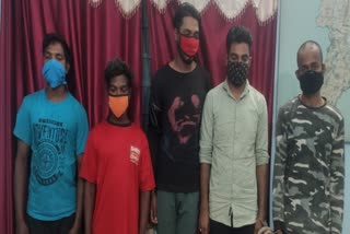 5 smugglers arrested with 1 kg opium in Khunti