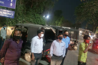 mask checking campaign conducted at mango bus stand and sakchi in jamshedpur