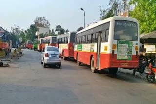 ಸಾರಿಗೆ ಮುಷ್ಕರಕ್ಕೆ ಕೊಪ್ಪಳದಲ್ಲಿ ಬೆಂಬಲ