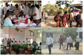 election officers arrangements on parishath  at kadapa district