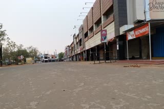 second day of lockdown in durg