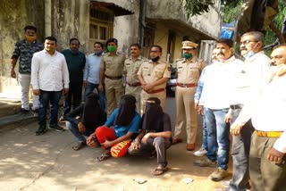 Three arrested drug case Thane