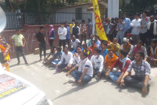 Nandprayag Ghat agitators pad yatra reached Srinagar