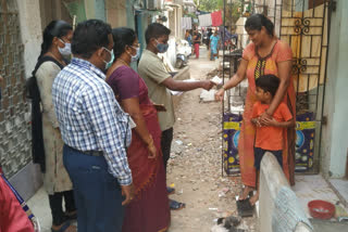 chennai corporation held home to home corona checkup