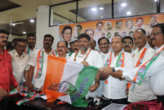 KPCC President D.K. Shivakumar visit toBelgaum