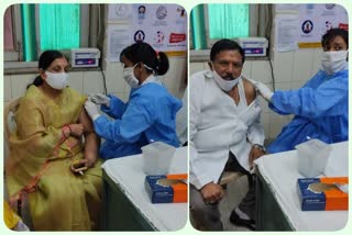 Mayor of East Delhi gets second dose of Corona vaccine