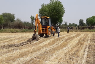 सांगोद नगर पालिका की कार्रवाई, Encroachment removed from riverfront construction site,  Sangod Municipality Action